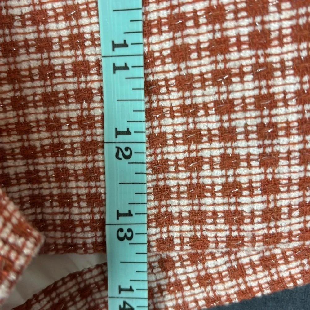 Altar'd State High Waist Plaid Shorts - Red and White